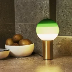 Lampa Stołowa Dipping Light S Green Brass Marset
