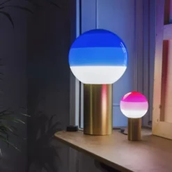 Lampa Stołowa Dipping Light S Pink Brass Marset
