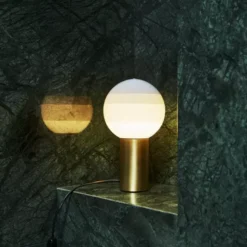 Lampa Stołowa Dipping Light S White Brass Marset