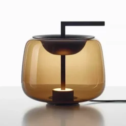 Lampa Stołowa Double Przydymiony Brąz Brokis