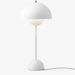 Lampa Stołowa Flowerpot Vp3 Biała Matowa Andtradition