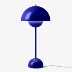 Lampa Stołowa Flowerpot Vp3 Cobalt Blue Andtradition