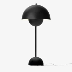Lampa Stołowa Flowerpot Vp3 Czarna Matt Andtradition