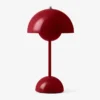 Lampa Stołowa Flowerpot Vp9 Czerwona Andtradition