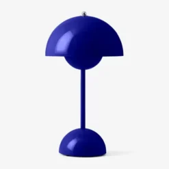 Lampa Stołowa Flowerpot Vp9 Kobaltowa Niebieska Andtradition
