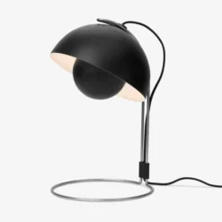 Lampa Stołowa Flowerpot Vp4 Matowa Czerń Andtradition