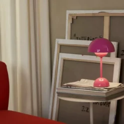 Lampa Stołowa Flowerpot Vp9 Różowa Andtradition
