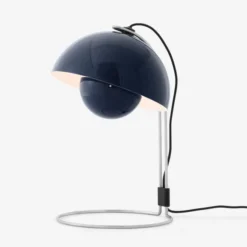 Lampa Stołowa Flowerpot Vp4 Steel Blue Andtradition
