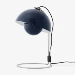 Lampa Stołowa Flowerpot Vp4 Steel Blue Andtradition