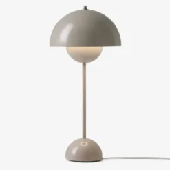 Lampa Stołowa Flowerpot Vp3 Szara Andtradition