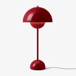Lampa Stołowa Flowerpot Vp3 Vermilion Red Andtradition