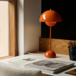 Lampa Stołowa Flowerpot Vp3 Zesty Orange Andtradition
