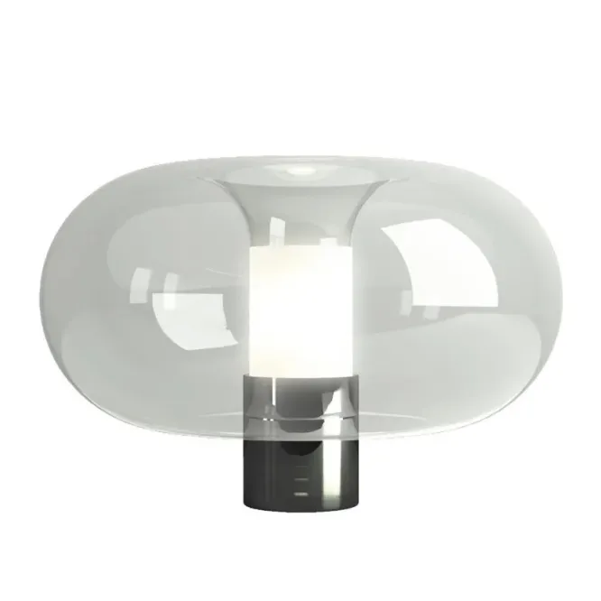 Lampa Stołowa Fontanella 27 Cm Czarna Fontana Arte