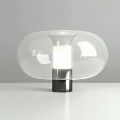 Lampa Stołowa Fontanella 27 Cm Czarna Fontana Arte