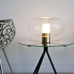 Lampa Stołowa Fontanella 20 Cm Mosiężna Fontana Arte
