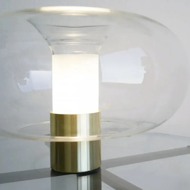 Lampa Stołowa Fontanella 20 Cm Mosiężna Fontana Arte