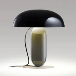 Lampa Stołowa Gambosa M Czarno-Szara Marset