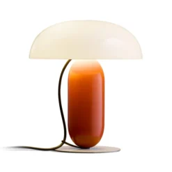 Lampa Stołowa Gambosa S Biało-Pomarańczowa Marset