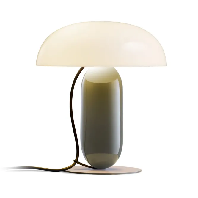 Lampa Stołowa Gambosa S Biało-Szara Marset