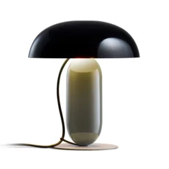 Lampa Stołowa Gambosa S Czarno-Szara Marset