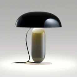 Lampa Stołowa Gambosa S Czarno-Szara Marset