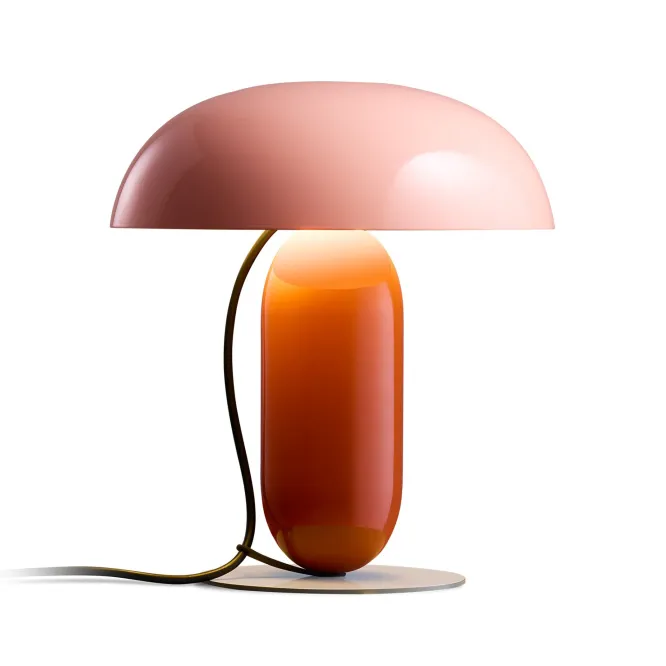 Lampa Stołowa Gambosa S Różowo-Pomarańczowa Marset