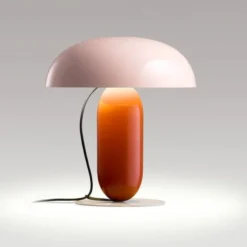 Lampa Stołowa Gambosa S Różowo-Pomarańczowa Marset