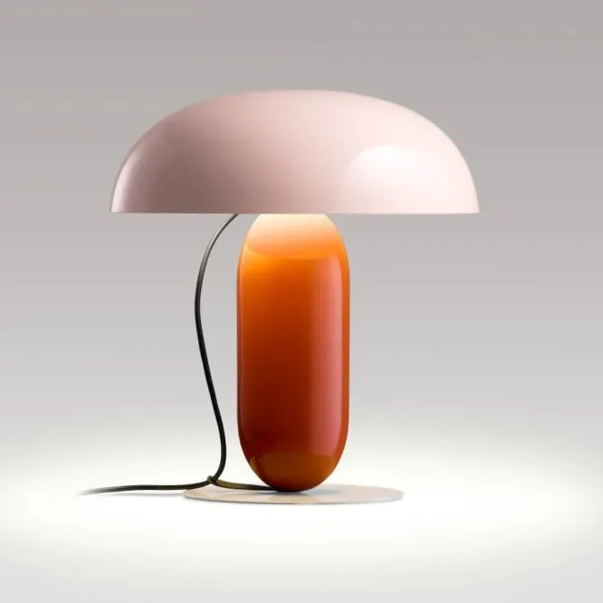 Lampa Stołowa Gambosa S Różowo-Pomarańczowa Marset