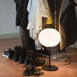 Lampa Stołowa Glo-Ball 1 Czarna Flos