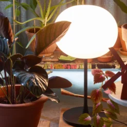 Lampa Stołowa Glo-Ball 1 Srebrna Flos