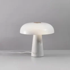 Lampa Stołowa Glossy Biała