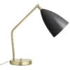Lampa Stołowa Grashoppa Czarna Matowa Gubi