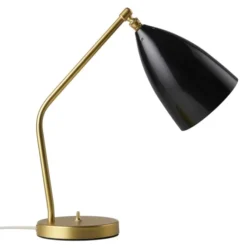 Lampa Stołowa Grashoppa Czarna Połysk Gubi