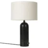 Lampa Stołowa Gravity 49 Cm Czarny Marmur Klosz Canvas Gubi
