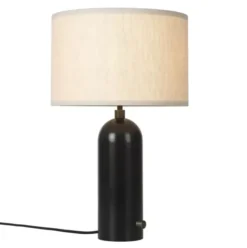 Lampa Stołowa Gravity 49 Cm Czerniona Stal Canvas Gubi