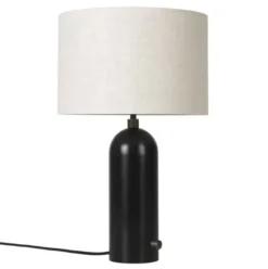 Lampa Stołowa Gravity 49 Cm Czerniona Stal Canvas Gubi