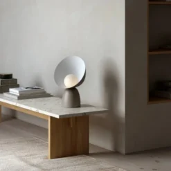 Lampa Stołowa Hello Brązowa