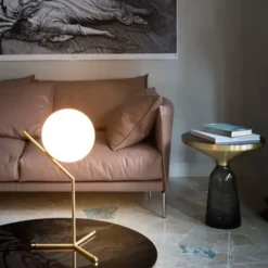 Lampa Stołowa Ic T1 High Mosiężna Flos
