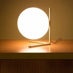 Lampa Stołowa Ic T2 Mosiądz Flos