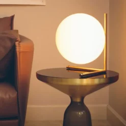 Lampa Stołowa Ic T2 Mosiądz Flos