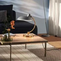Lampa Stołowa Kaiser Idell Luxus Biała Fritz Hansen