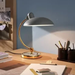 Lampa Stołowa Kaiser Idell Luxus Szara Fritz Hansen