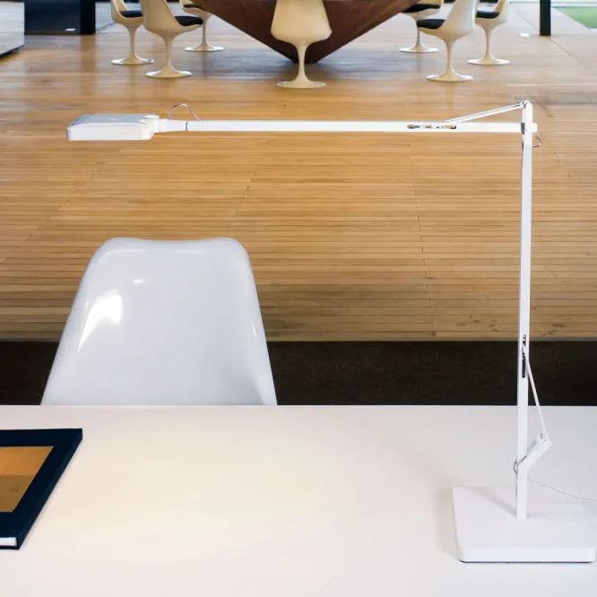 Lampa Stołowa Kelvin Led Biała Flos
