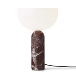 Lampa Stołowa Kizu 45 Cm Ciemnoczerwony Marmur New Works