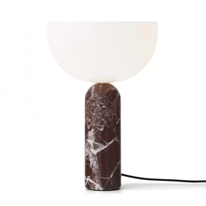 Lampa Stołowa Kizu 45 Cm Ciemnoczerwony Marmur New Works