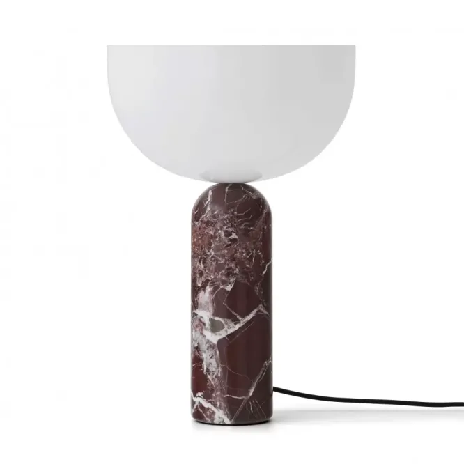 Lampa Stołowa Kizu 45 Cm Ciemnoczerwony Marmur New Works