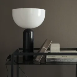Lampa Stołowa Kizu 35 Cm Czarny Marmur New Works