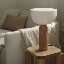 Lampa Stołowa Kizu 45 Cm Rdzawy Marmur New Works