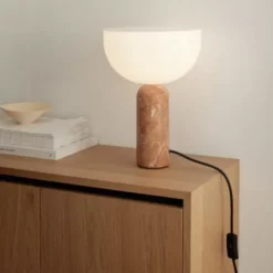 Lampa Stołowa Kizu 35 Cm Rdzawy Marmur New Works