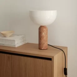 Lampa Stołowa Kizu 35 Cm Rdzawy Marmur New Works